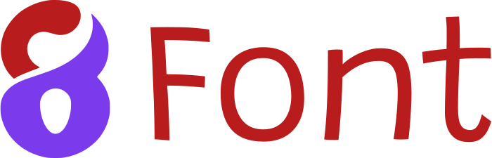 desain logo Font