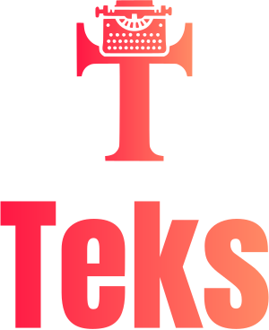 Teks logo design