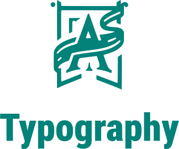Typography logo design
