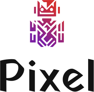 Pixel logo design