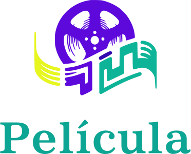 Película logo design
