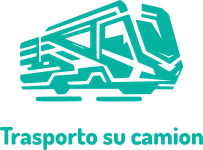 Trasporto su camion logo design