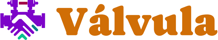 Válvula logo design