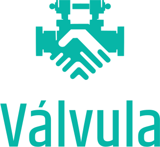 Válvula logo design