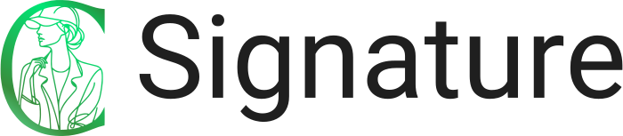Signature logo design