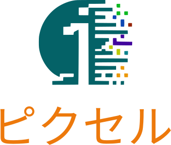 ピクセル logo design