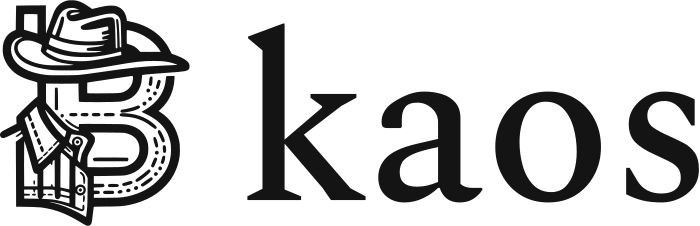 kaos logo design