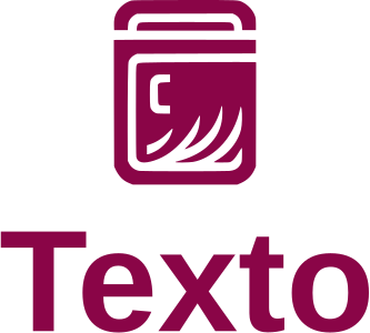 Texto logo design