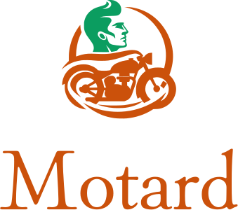 création de logo Motard