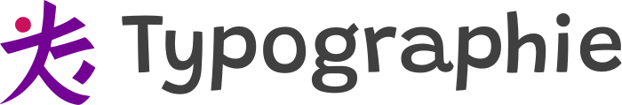 création de logo Typographie