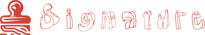 création de logo Signature