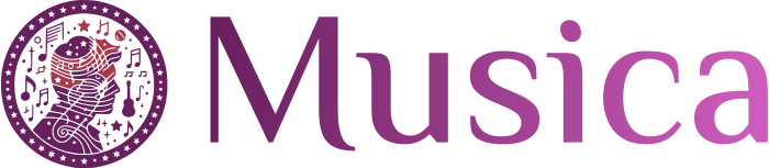 design del logo Musica
