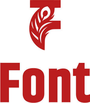 desain logo Font