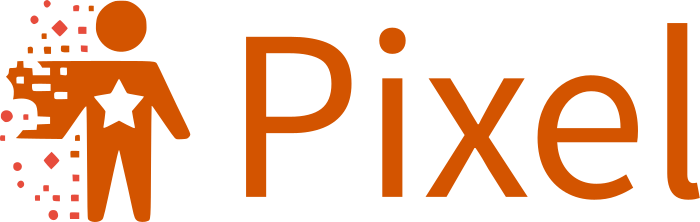 Pixel logo design