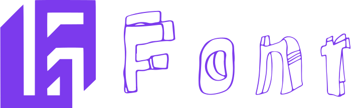 Font logo design
