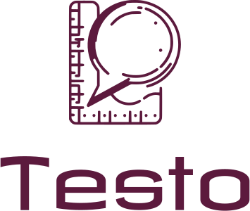 design del logo Testo