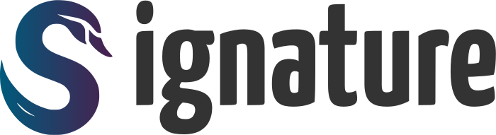 création de logo Signature