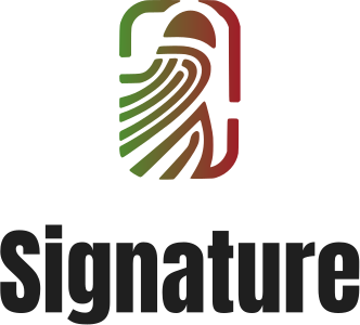 création de logo Signature