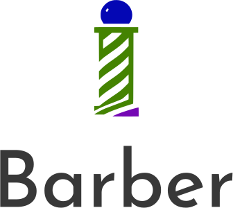 Barber logo design
