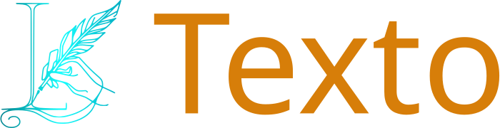 Texto logo design