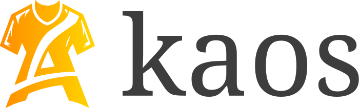 kaos logo design