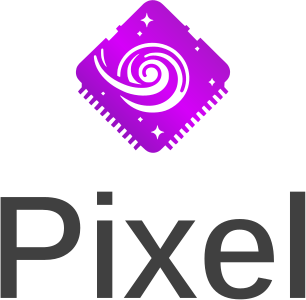 Pixel logo design