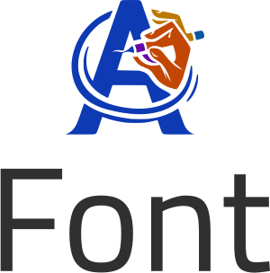 Font logo design