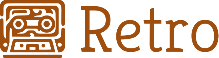 desain logo Retro