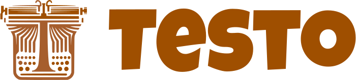 design del logo Testo