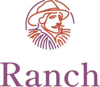 design del logo Ranch