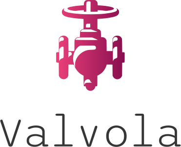 design del logo Valvola