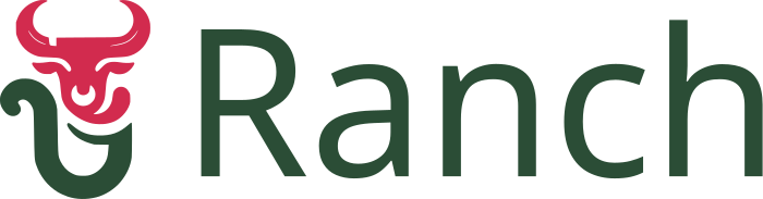 design del logo Ranch
