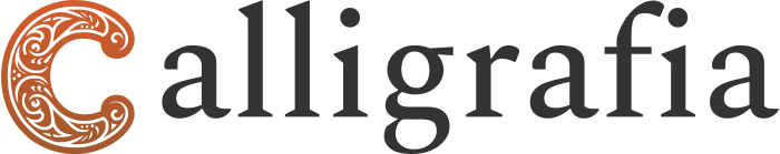 design del logo Calligrafia