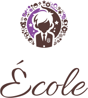École logo design