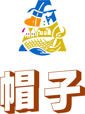 帽子 logo design