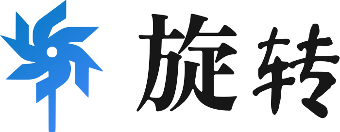 旋转 logo design