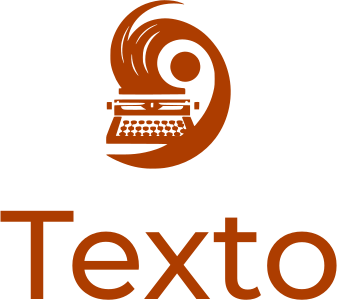 Texto logo design