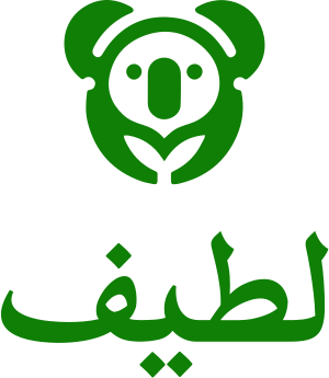 لطيف logo design