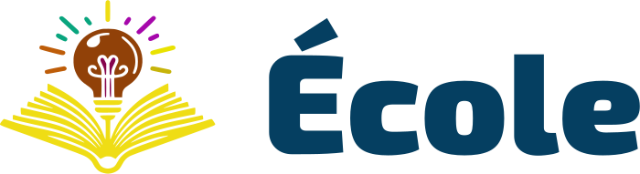 École logo design