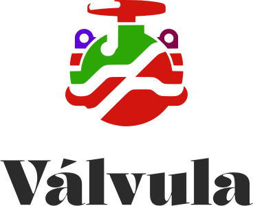 Válvula logo design