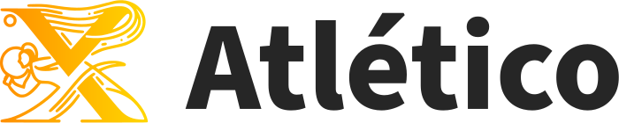 Atlético logo design
