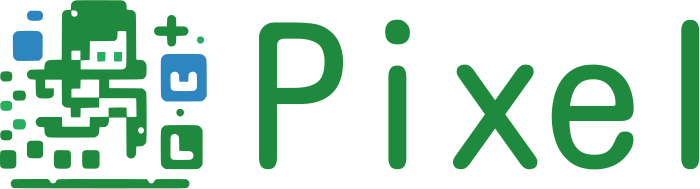 Pixel logo design