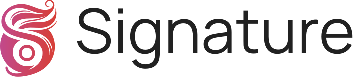 création de logo Signature