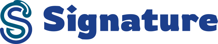 création de logo Signature