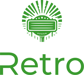 desain logo Retro