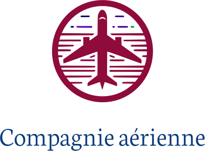 Compagnie aérienne logo design