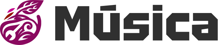 Música logo design