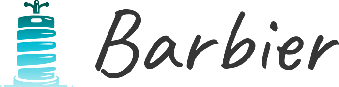 Barbier logo design