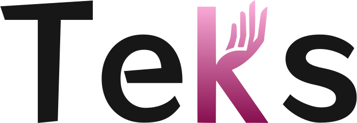 Teks logo design