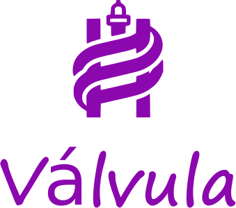 Válvula logo design